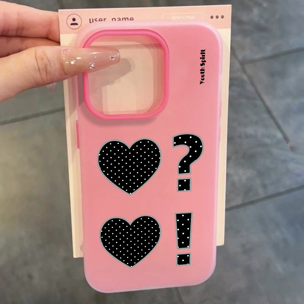 Polka Dot Herz Kreativhülle für Samsung Galaxy S21 S25 S24 S23 Ultra S22 Plus FE A56 A55 A54 A36 A35 A34 5G Stoßfeste Schutzhülle – Detail 7