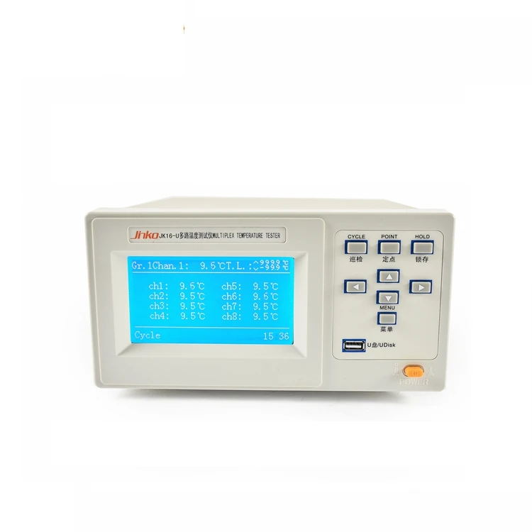 

JK-16U Multi-Channel 16 Channels Thermocouples Temperature Patrol Inspection Tester Meter Multi Channel Temperature Tester