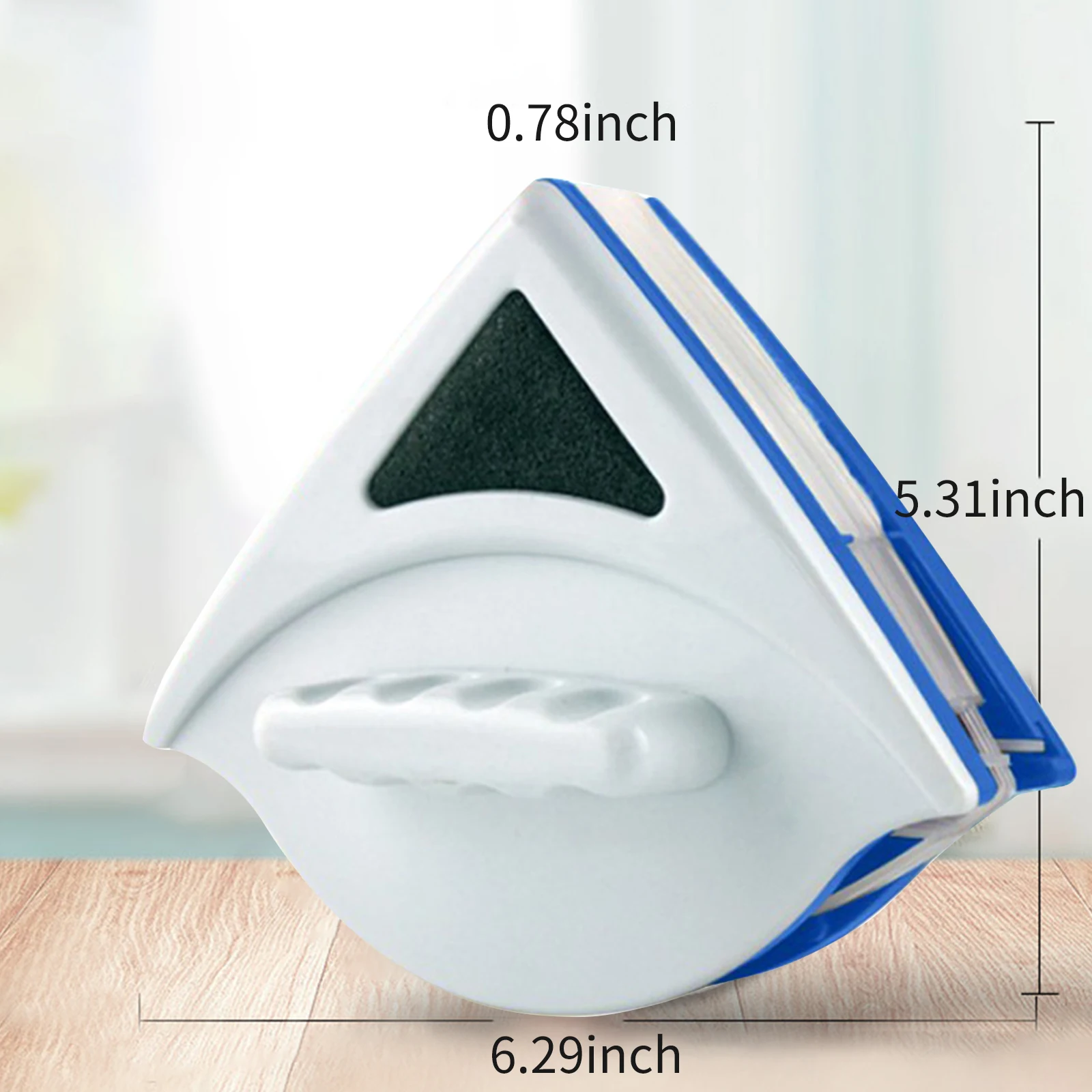 2024 마그네틱 유리창 청소 도구, 자동 물 배출 이중층 와이퍼, 가정용 특수 창문 클리너, 3-8mm, 신제품