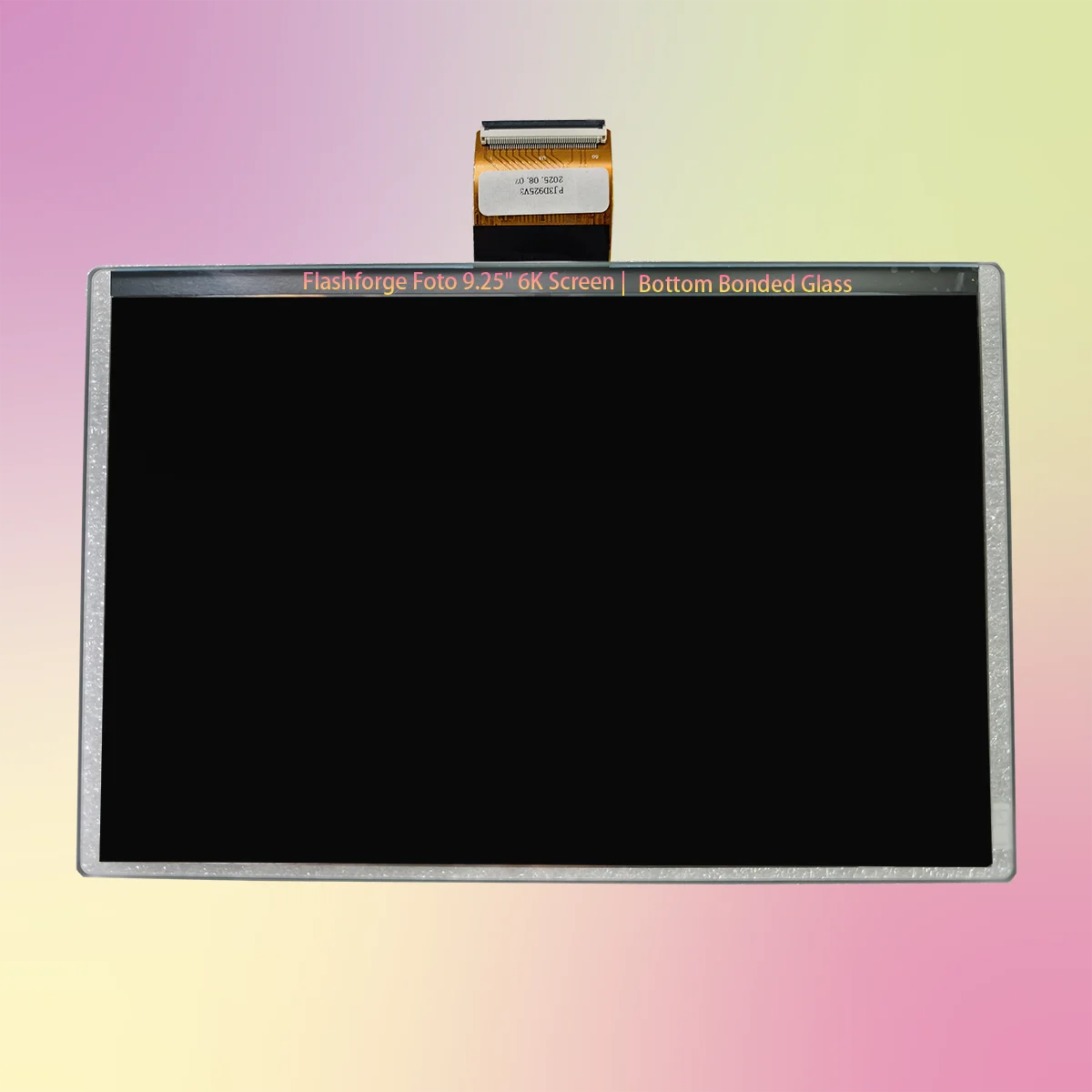 9.25inch 6k LCD exposure panel,bottom bonded glass design, dedicated repair accessory of Flashforge Foto light curing 3D printer