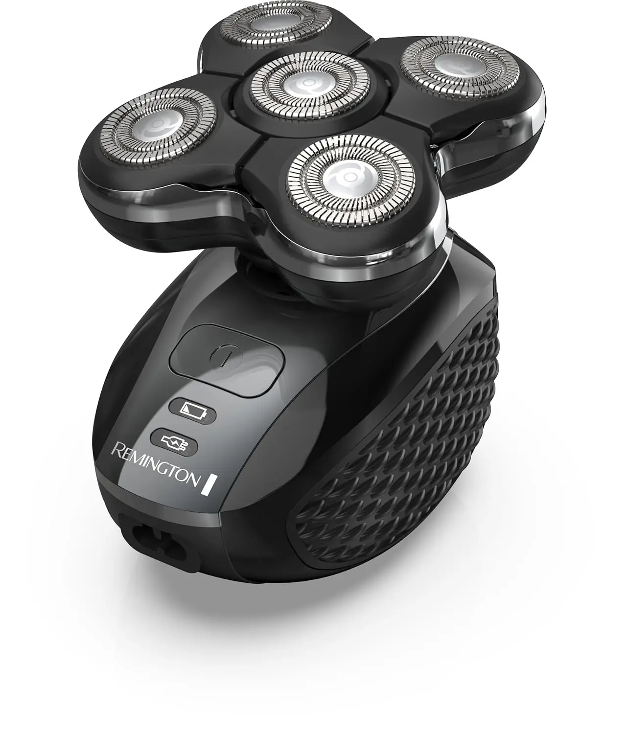 

Rechargeable Waterproof Men's Electric Razor Cordless Lithium Power 5 Dual Track Flexing Heads Pop-Up Trimmer Black