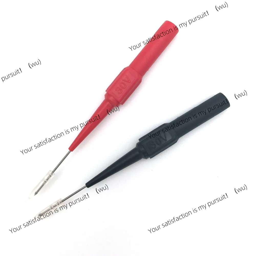 2Pcs Test Probe Stainless Steel Needle Tester Lead Probe Tip for Multimeter Tool Kit