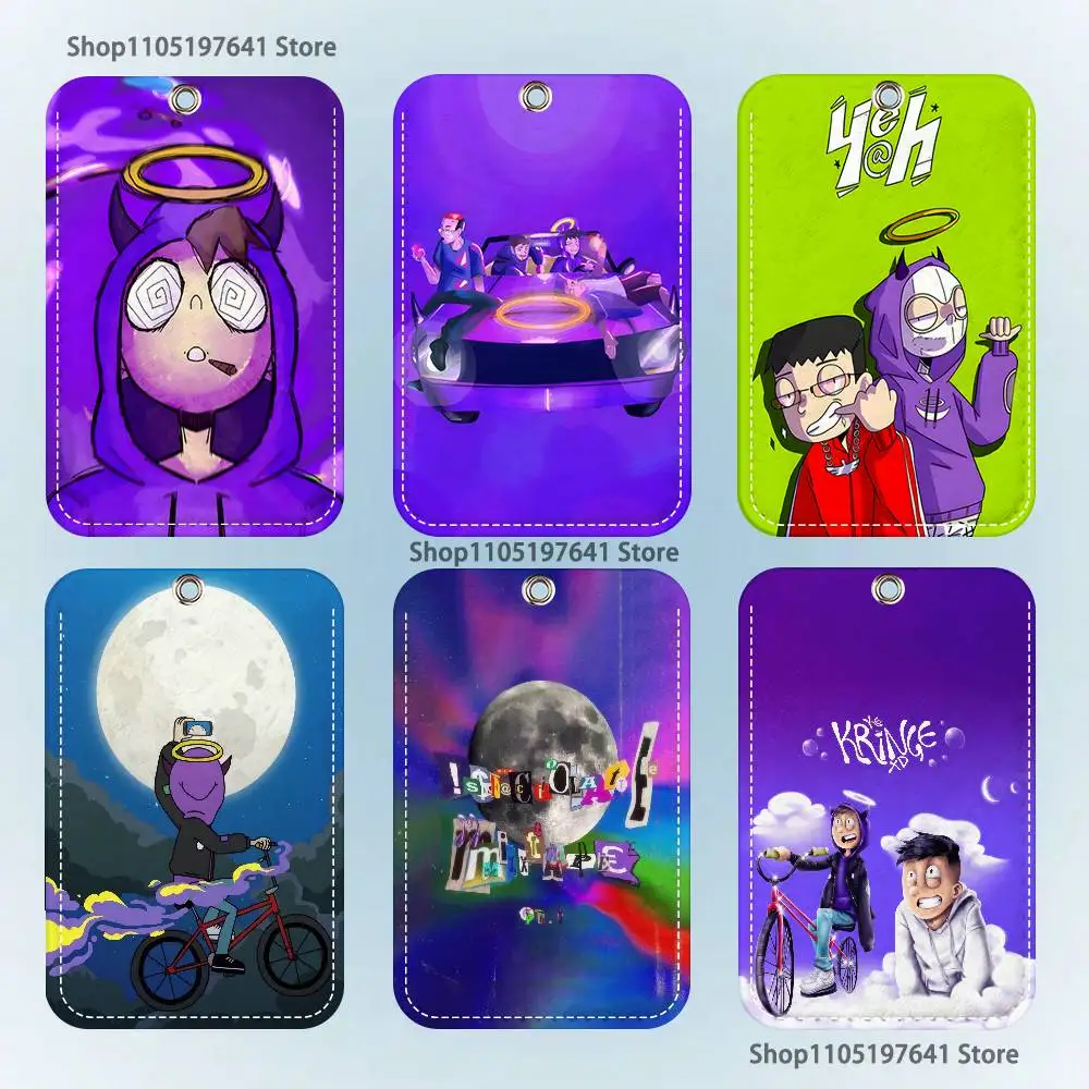 

Rapper T-Thasup ThaSupreme Holder Keychain For Bank Business Work Card Holder Student Card Protective Case Bus Card