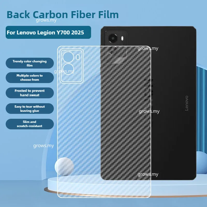 

For LEGION Y700 3rd Gen 8.8 inch TB321FU Lenovo Legion Y700 2025 Game Tablet Back Carbon Fiber Film