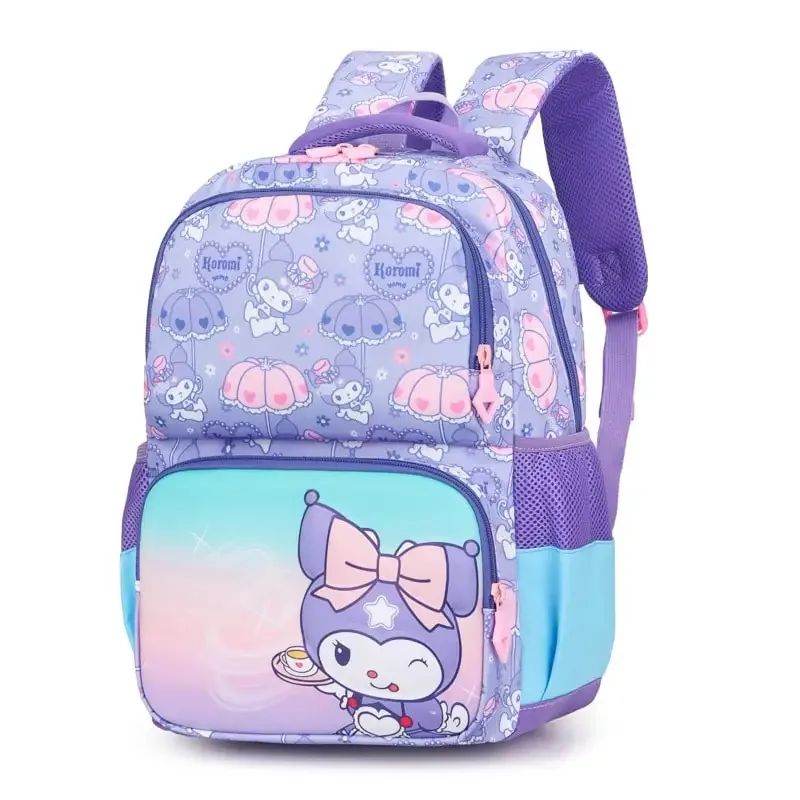 Sanrioed Anime Kuromi carino grande capacità zaino studente cancelleria zaini cartone animato borsa a tracolla regalo per amico