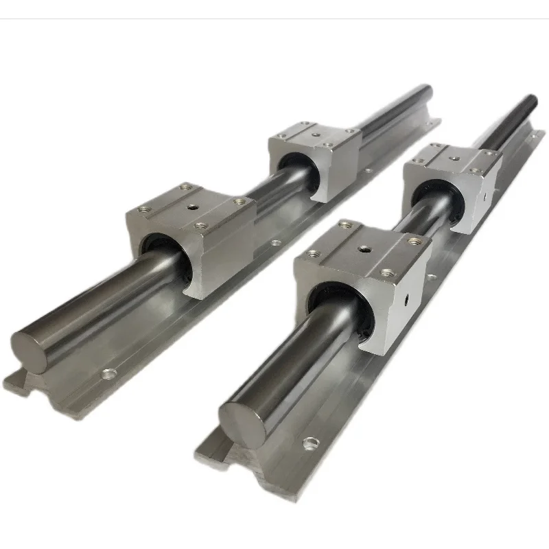 

2set Linear Rail SBR12 SBR16 SBR20 300 400 500 800 900 1000mm 1200mm 2pcs Linear Guide SBR12 + 4pcs SBR12UU Blocks for CNC Part