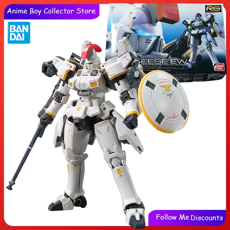 

Bandai Gundam Model Kit RG 1/144 TALLGEESE EW Action Figure Mobile Suit Gundam Wing Endless Waltz 0Z-00MS Toys For Boys