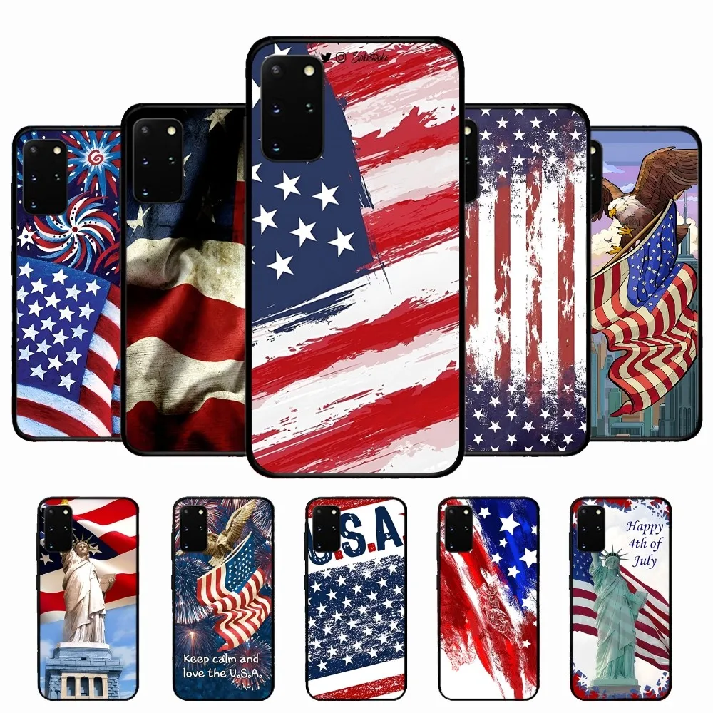 Celebrating Independence Day Party in the United States Phone Case For Samsung S 9 10 20 21 22 23 30 23 24 plus lite Ultra FE