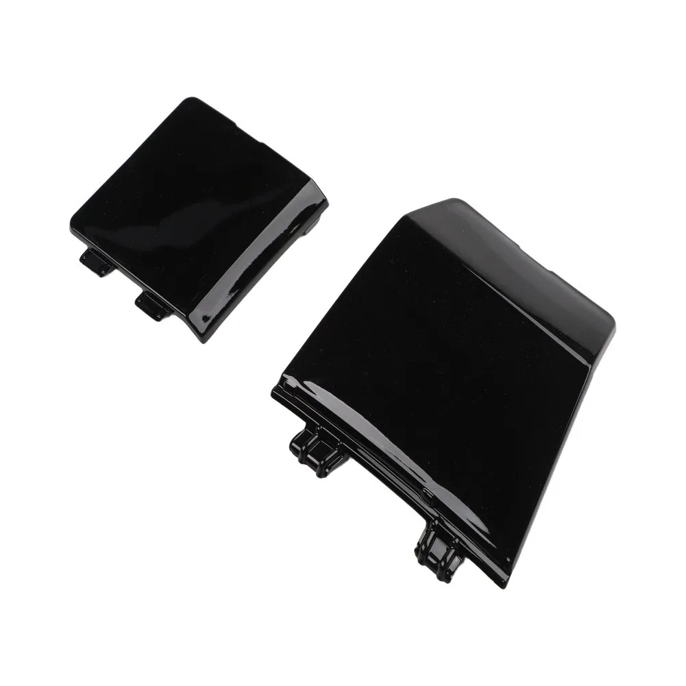 For Front Bumper Repair Pearl Black Tow Eye Cover Car Bumper Hook Cover Replacement Bumper for durable Plastic Material