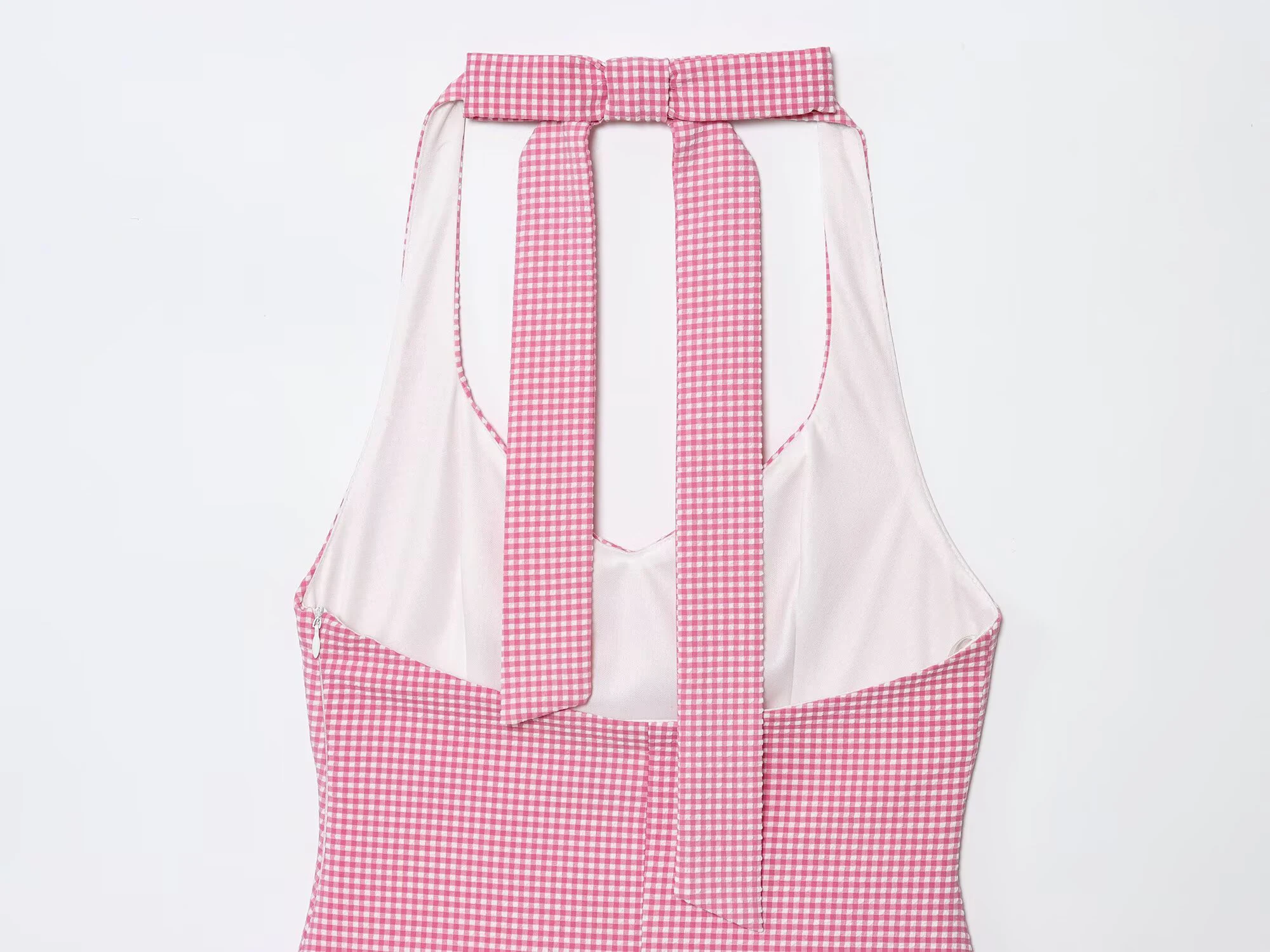 Novedad de verano, ropa de mujer, estilo europeo y americano, temperamento a la moda, lazo trasero, top con cuello colgante