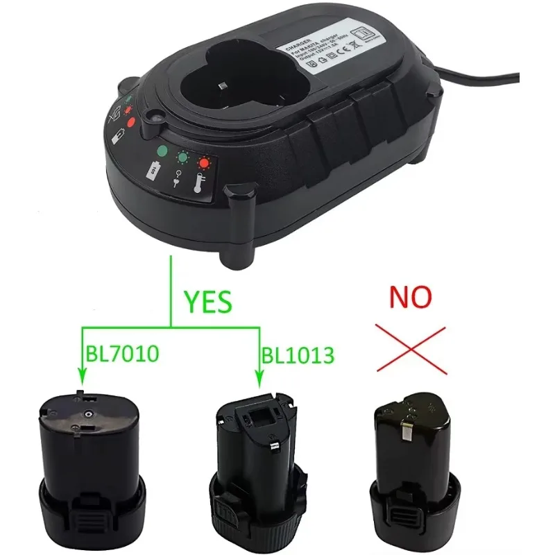 DC10WA Li-ion Replacement Battery Charger for MAKITA BL1013 BL1014 10.8V 12V DC10WB Electric Drill Screwdriver Power Tool