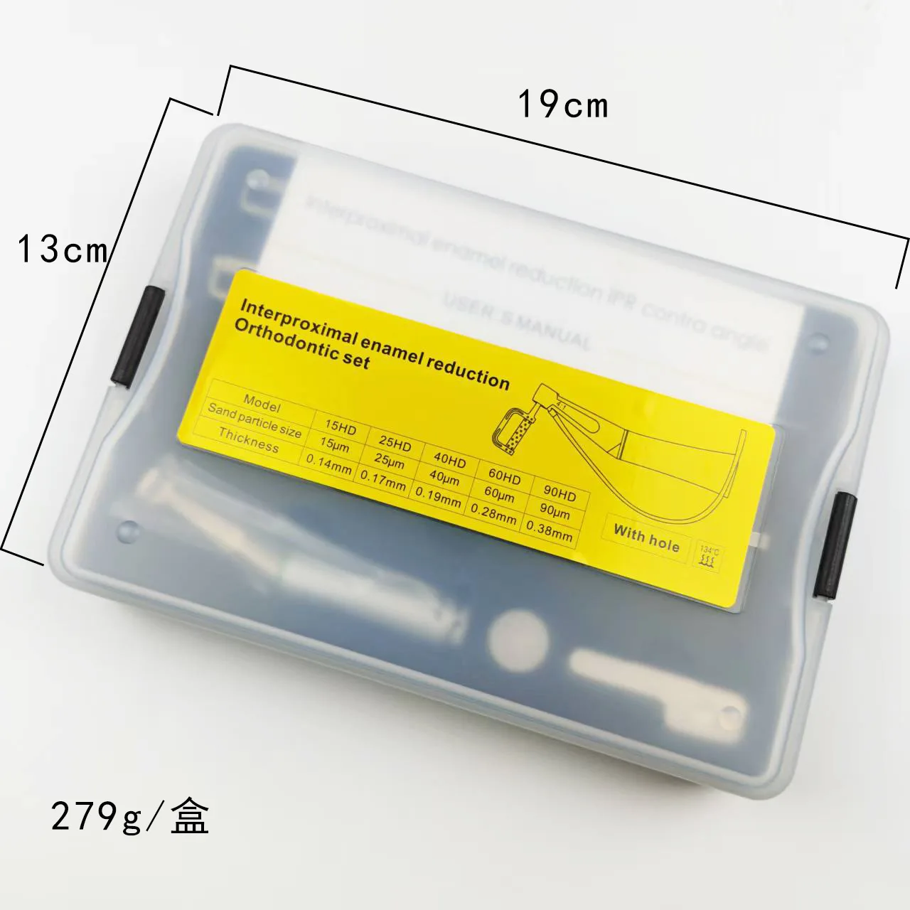 Dental Orthodontic Kit, Adjacent Surface De-glazing Set, Polishing and Grinding Tools, Teeth Sheet Cutting, New Packaging