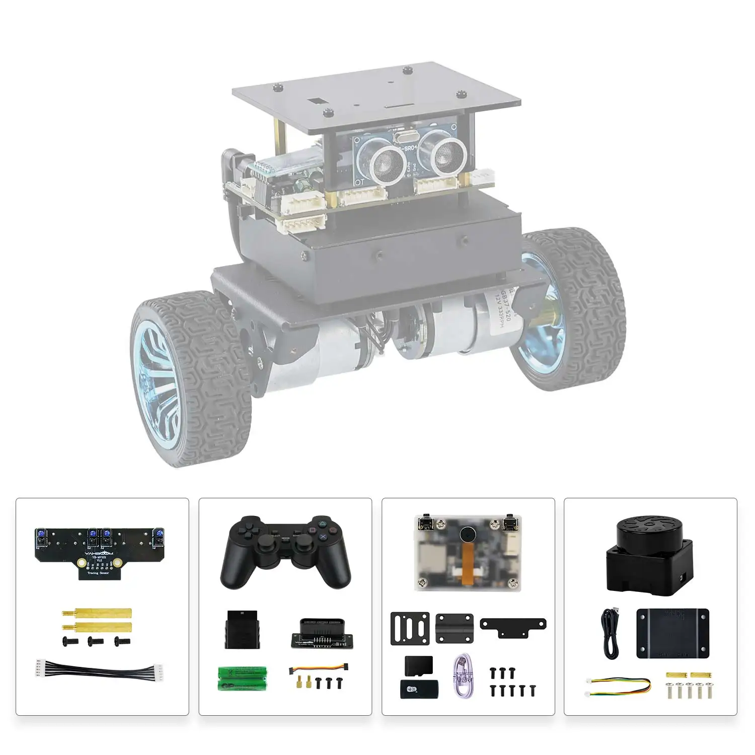 Yahboom 2WD High Configuration STM32 Self-Balance Car Educational Smart Robot Expansion Accessories Kit DIY Electronic Parts