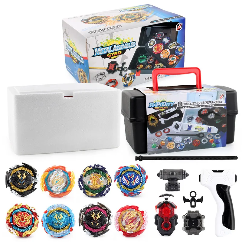 Beyblade burst db takara tomy burst gyro 13-piece set DB series storage box set foam pressure-proof cross-border toy gift box