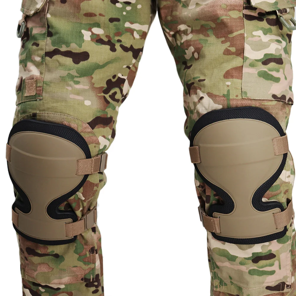 Rodilleras tácticas arco mejoradas II para combate Airsoft outdoor - imagen 4