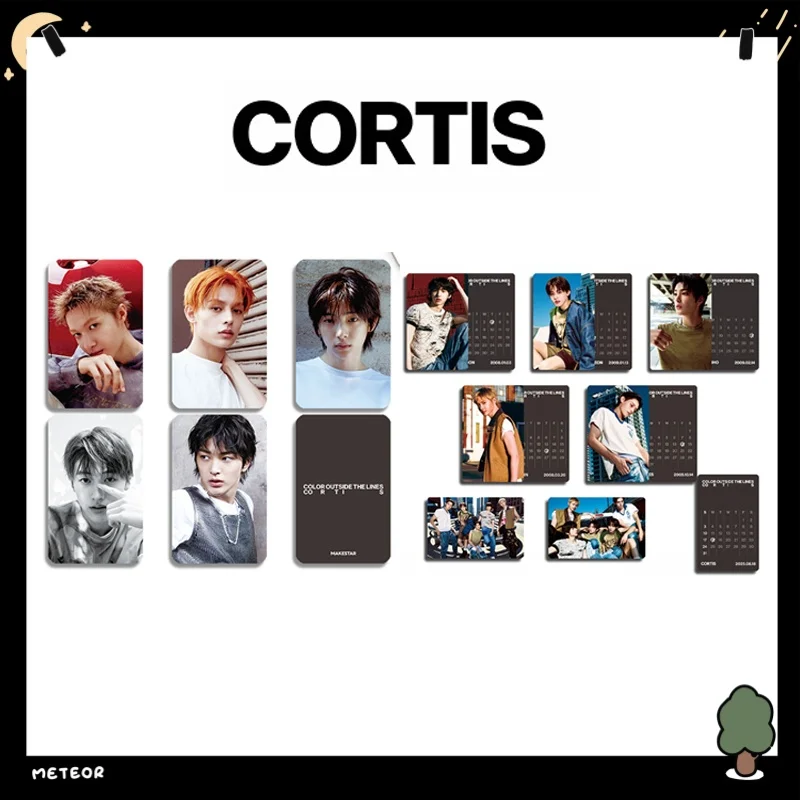 

CORTIS COLOR OUTSIDE THE LINES Фотокарточки 12 шт./компл. Yes24 Специальная карта ЛОМО в корейском стиле Коллекция фанатов Джеймса Мартина Подарок