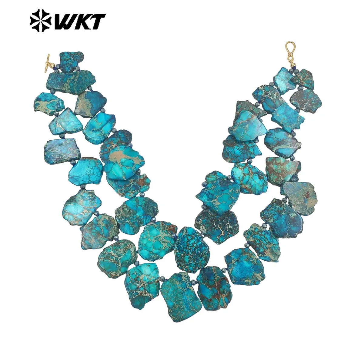 

WT-N1502 1PC 2025 New Splendid Cultured Ocean Jasper 57-64cm Necklace For Cocktail Parties Dressing ACC