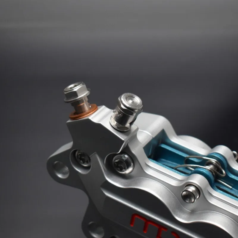 Stainless Steel Disc Brake Bleed Nipple CNC Air Leak Proof Bleeder Screw For Motorcycle Brake Caliper Modification
