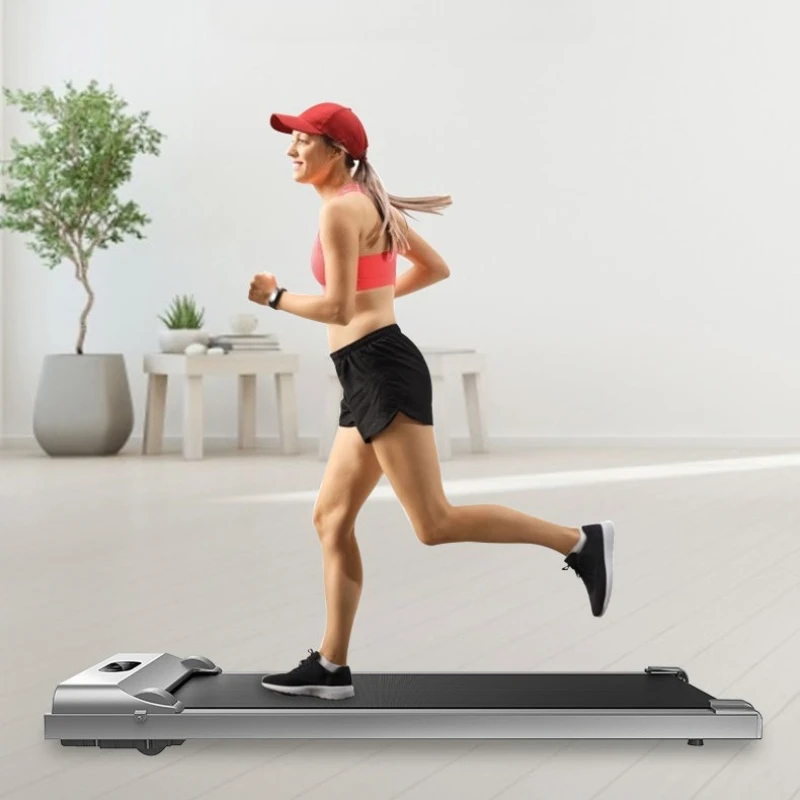 Home Treadmill Handrail LED Screen 12 Auto Programs 120kg Capacity Bluetooth Foldable Silent Wireless Remote Control for Home