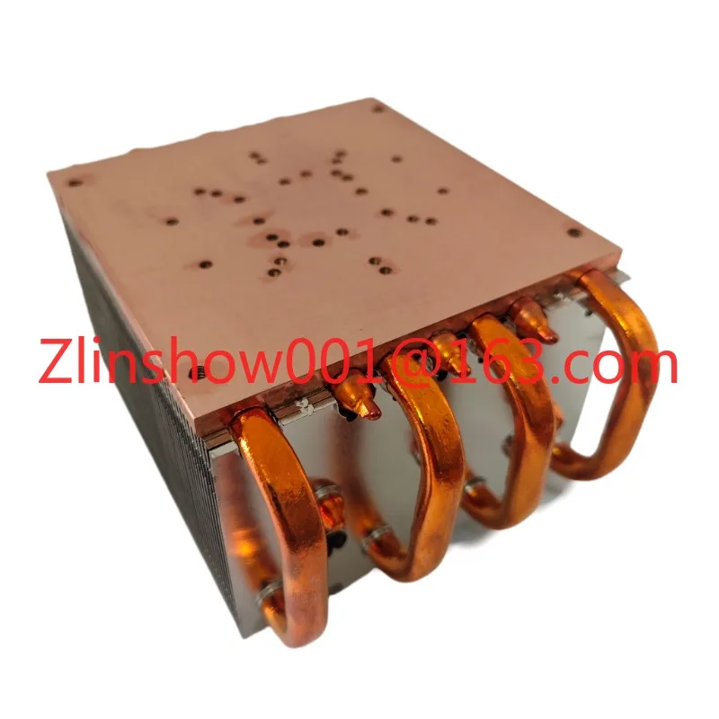 High Power 300W 400W Pure Copper Tube Radiator High Heat Conductivity Tube Radiator Test IGBT Semiconductor Inverter