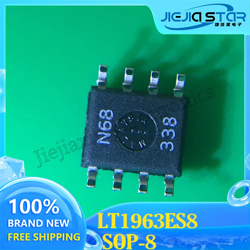 Eletrônica lt1963es8 lt1963 smt sop8 parte marca 1963 ldo chip estabilizador de tensão linear ic 100% novo importado original