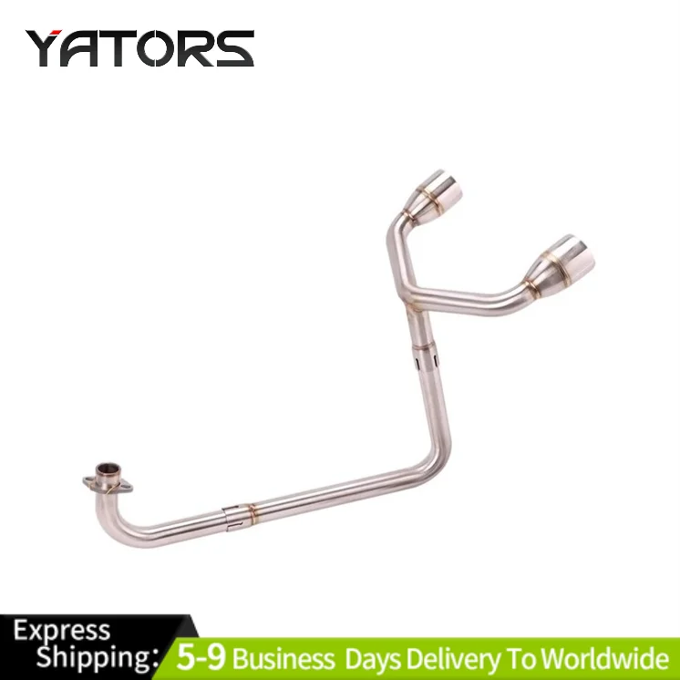 For HONDA Grom MSX 125 14-25 51mm Muffler Dual Out Exhaust System Pipe Headers Exhausts Pipes