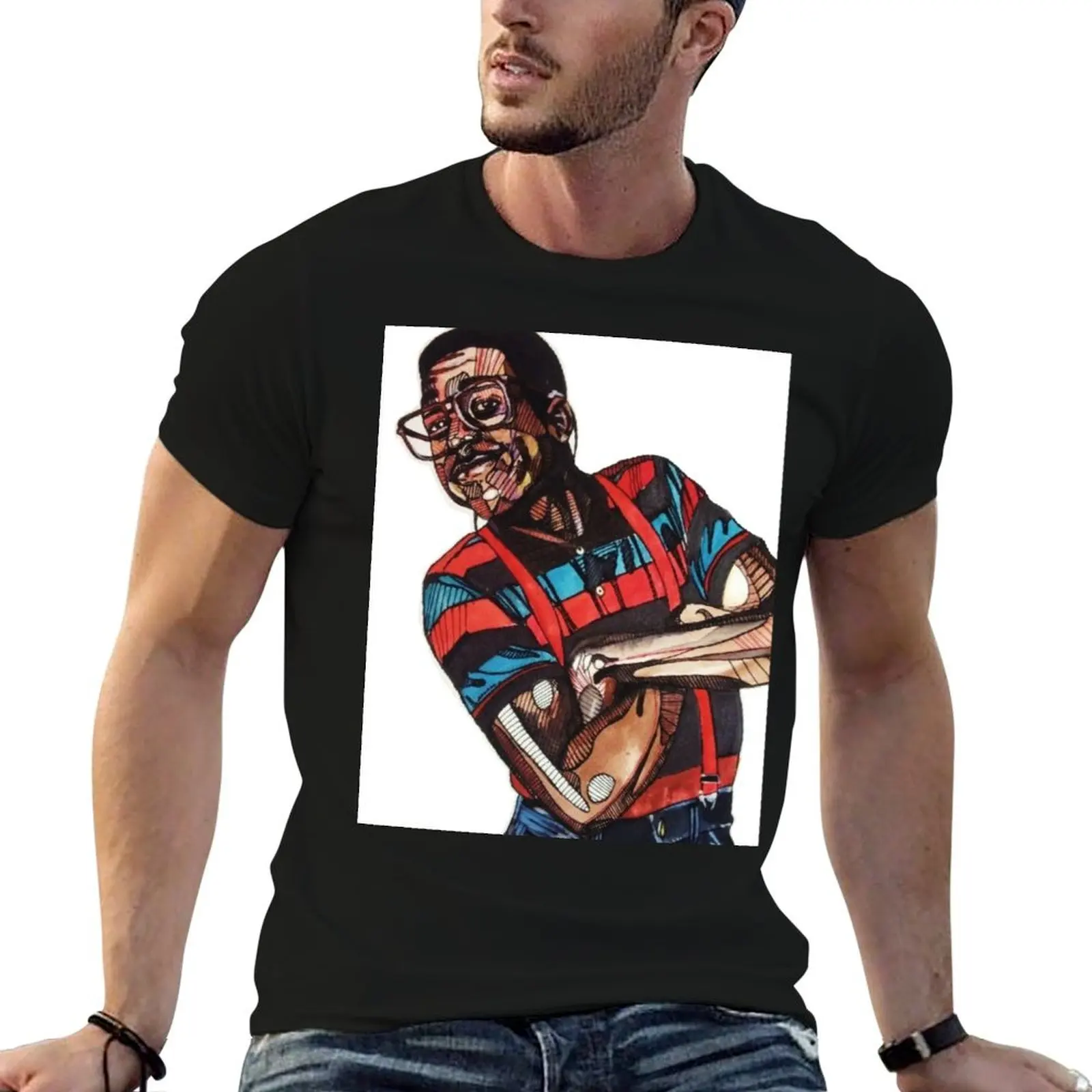 

Urkel T-Shirt basketball graphic tees boys whites plus sizes men graphic t shirts