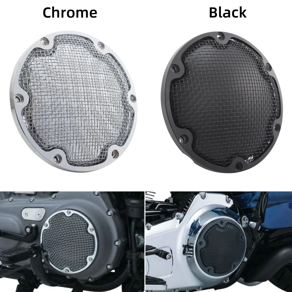 

Motorcycle 6 Holes Clutch Guard Cover Derby Cover For Harley Davidson Sportster XL 883 1200 Iron 48 72 Custom Roadster