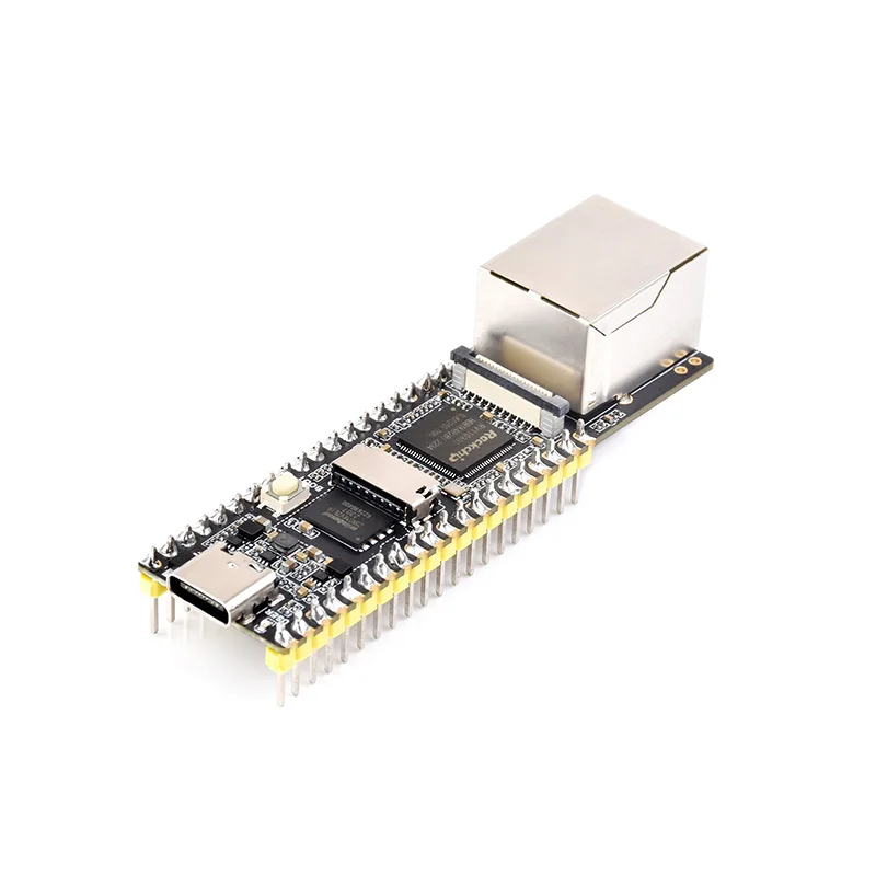 LuckFox Pico Plus RV1103 Linux Micro Development Board Integrates ARM Cortex-A7/RISC-V MCU/NPU/ISP Processors With Ethernet Port