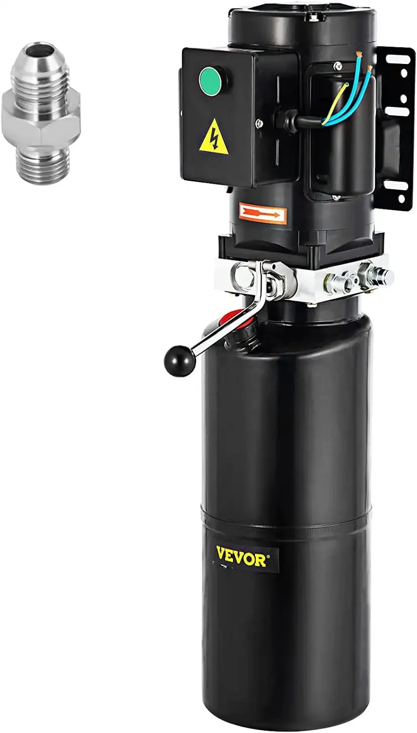 

110V 2.64 Gallon Hydraulic Power Unit Automotive Hydraulic Pump Dump Trailer Vehicle Mounted Lifter Auto Shop Repair Car