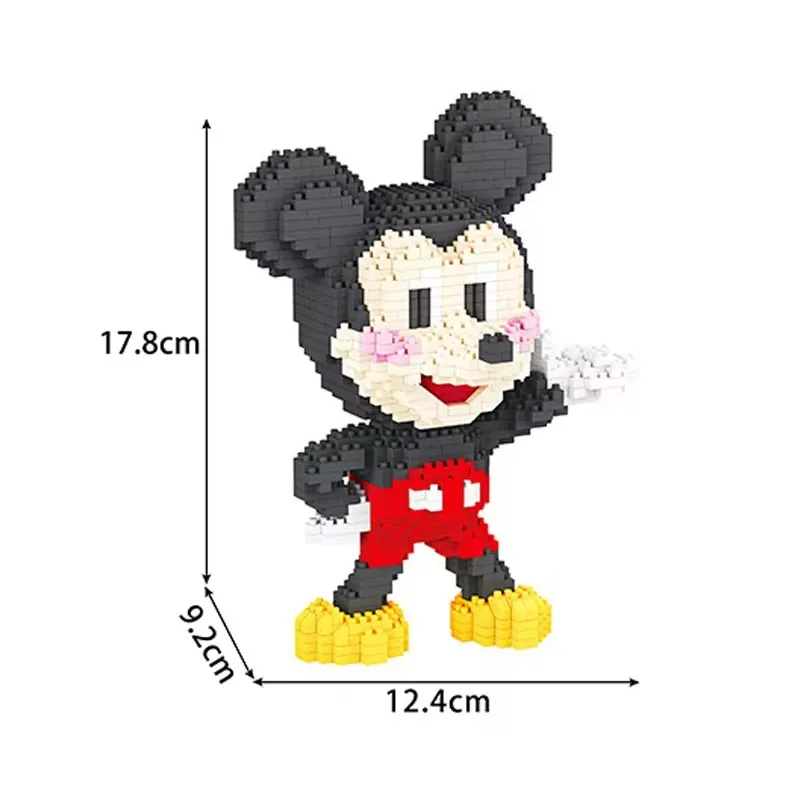 Mickey Mini Mouse Children\'S Puzzle Assembly Toy Miniature Small Particle Building Blocks Birthday Gift Home Decoration