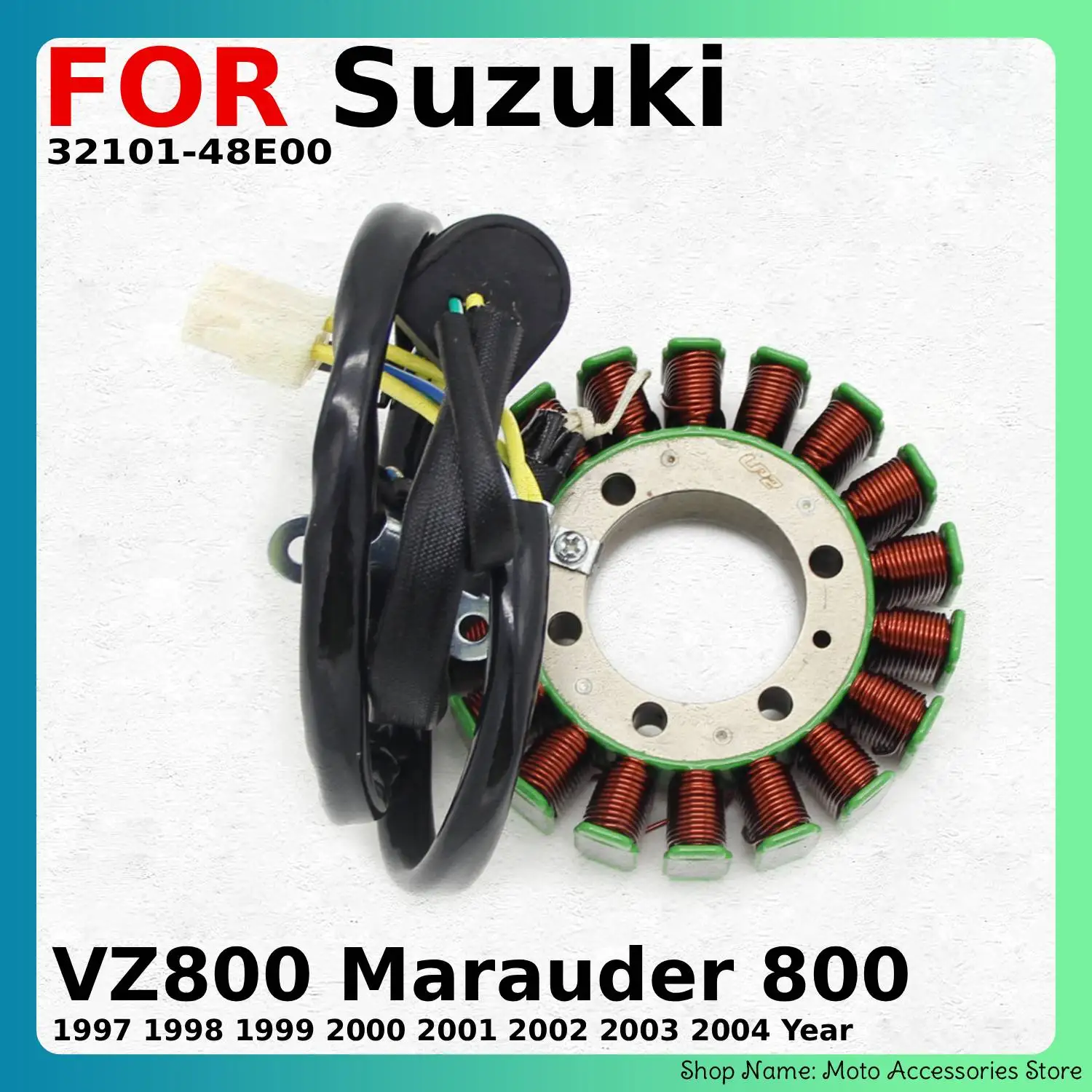 Magneto Stator Coil forSuzuki VZ800 Marauder 800 1997-2004 Year Engine Replacement Parts Accessories 32101-48E00