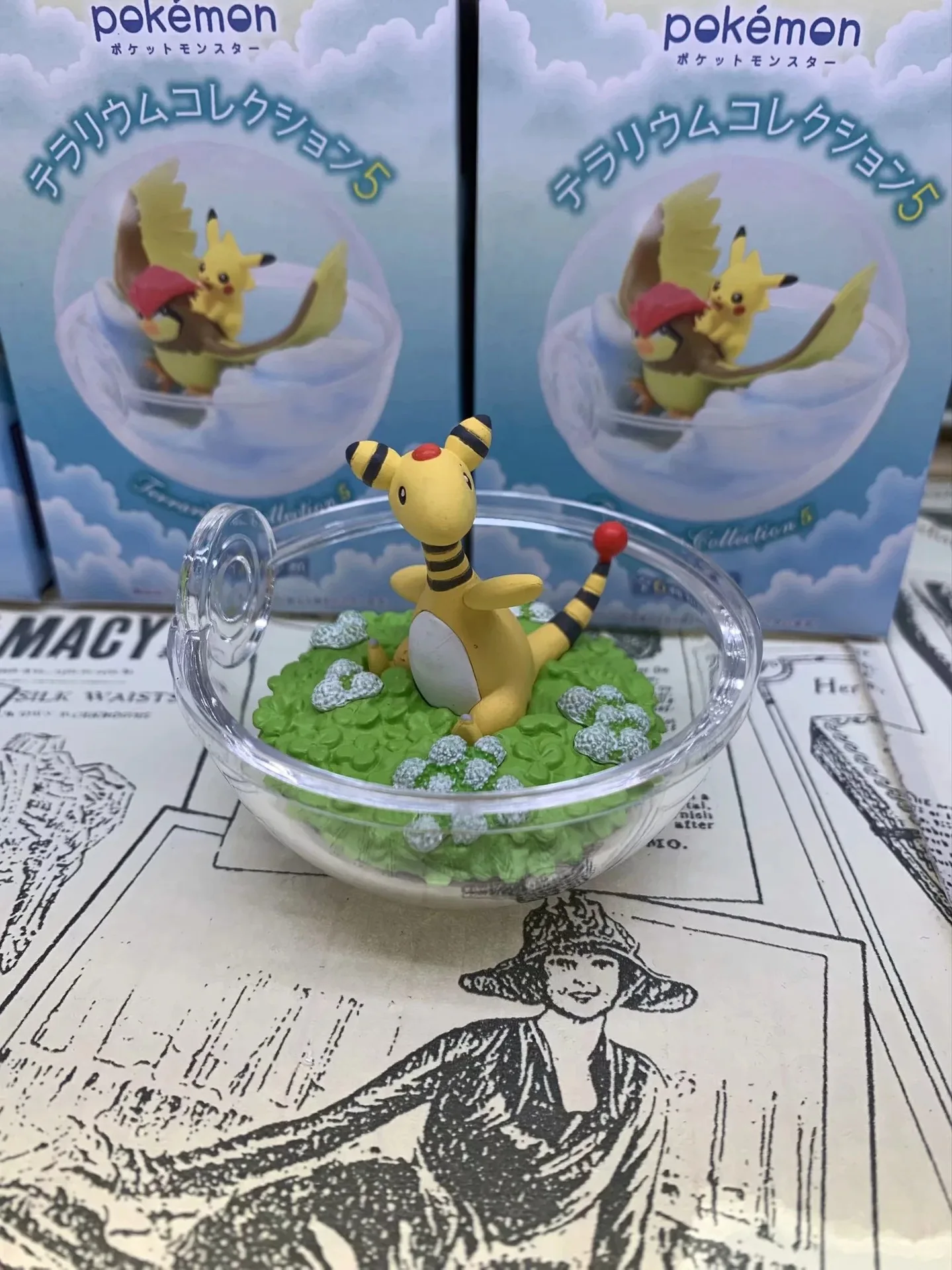 Anime Pokemon Pikachu Rapidash Suicune Espeon Ampharos Chikorita PVC Action Figure Game Statue Collectible Model Kids Toys Doll view 2