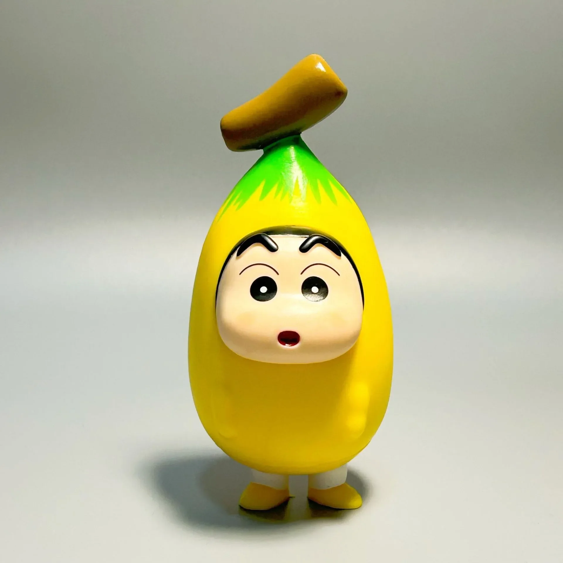 Crayon Shin-chan Anime Cartoon Fruit Series Figure Girl Kawaii Bedroom Living Room Funny Figure Ornament Cute Girly Heart