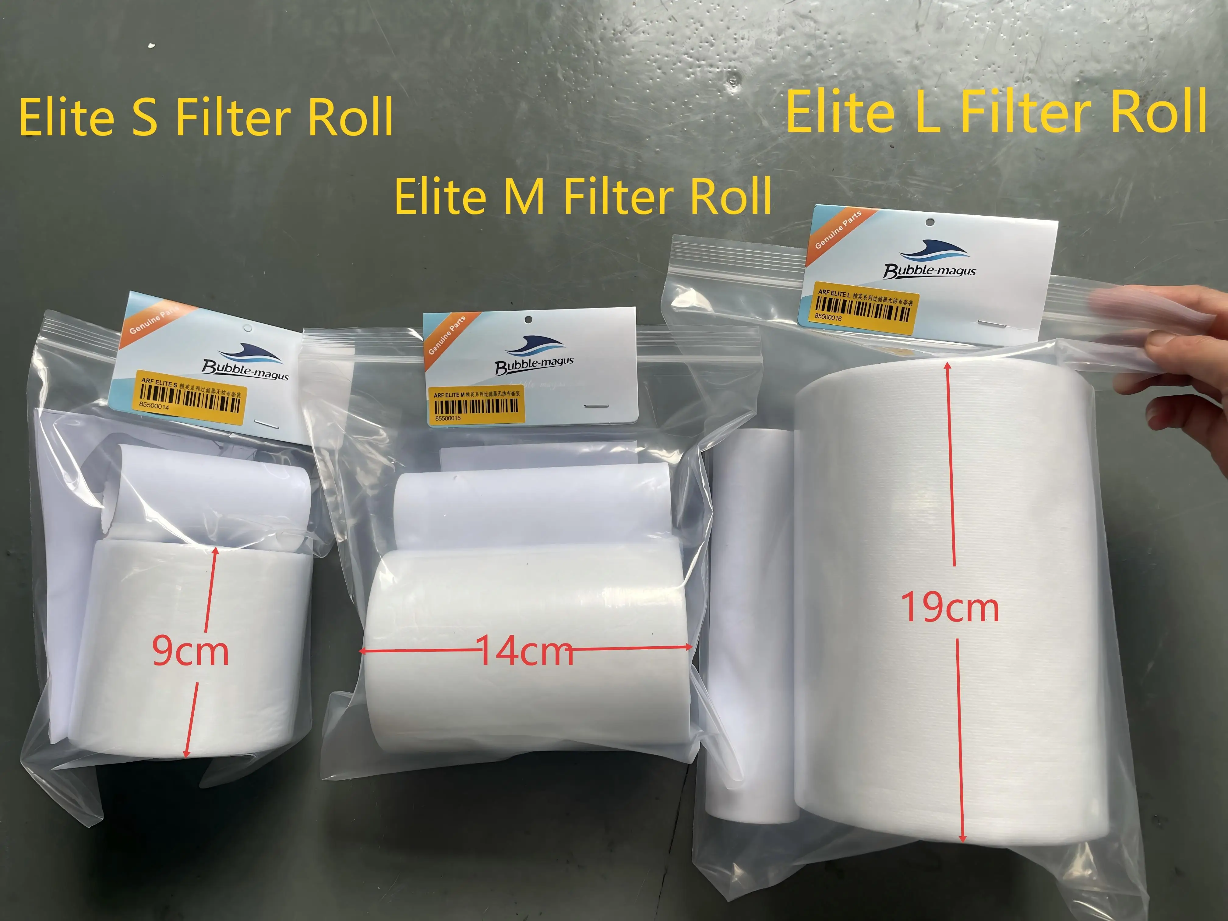 Image of BUBBLE MAGUS ARF ELITE -S/M/L Automatischer Rollfilter Nylonfilter 2025 Neu Elite Filterrolle Ersatzset für Elite