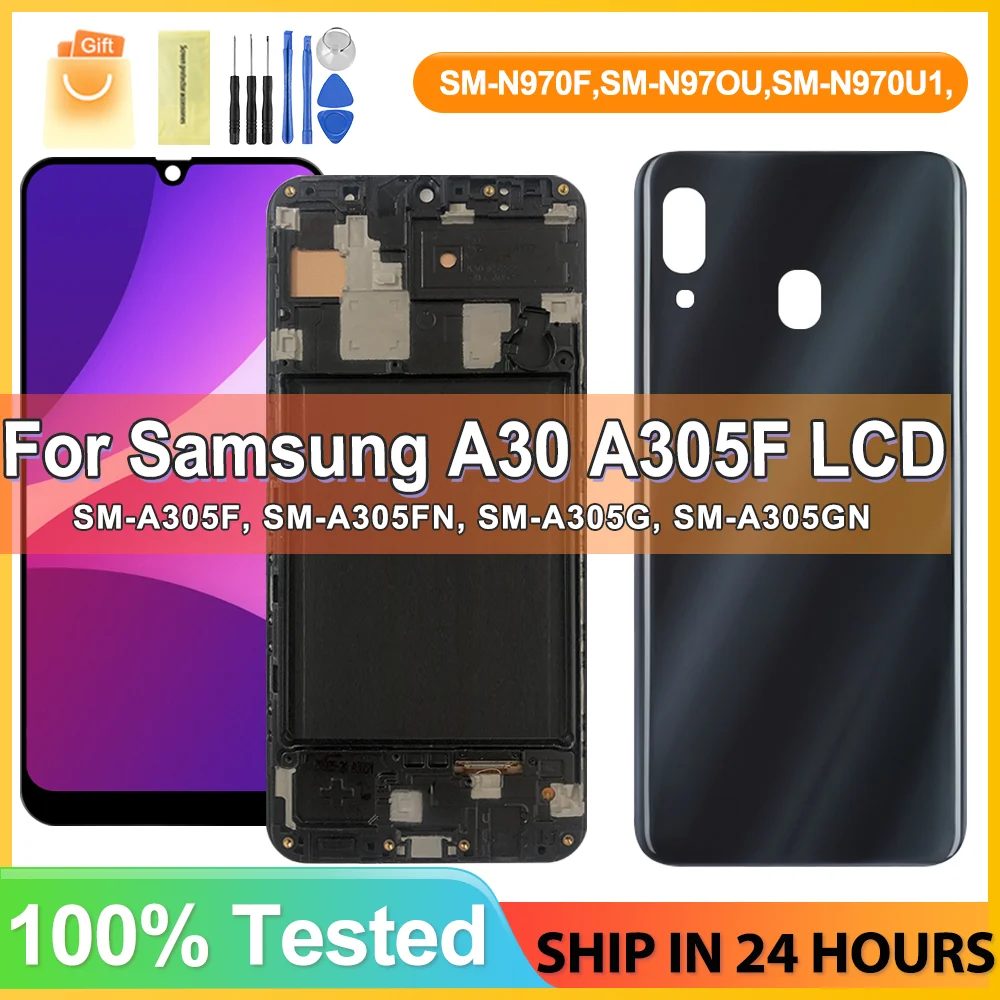 

Display For Samsung A30 A305/DS A305FN LCD Display with Touch Screen Digitizer Assembly For Samsung A30 lcd