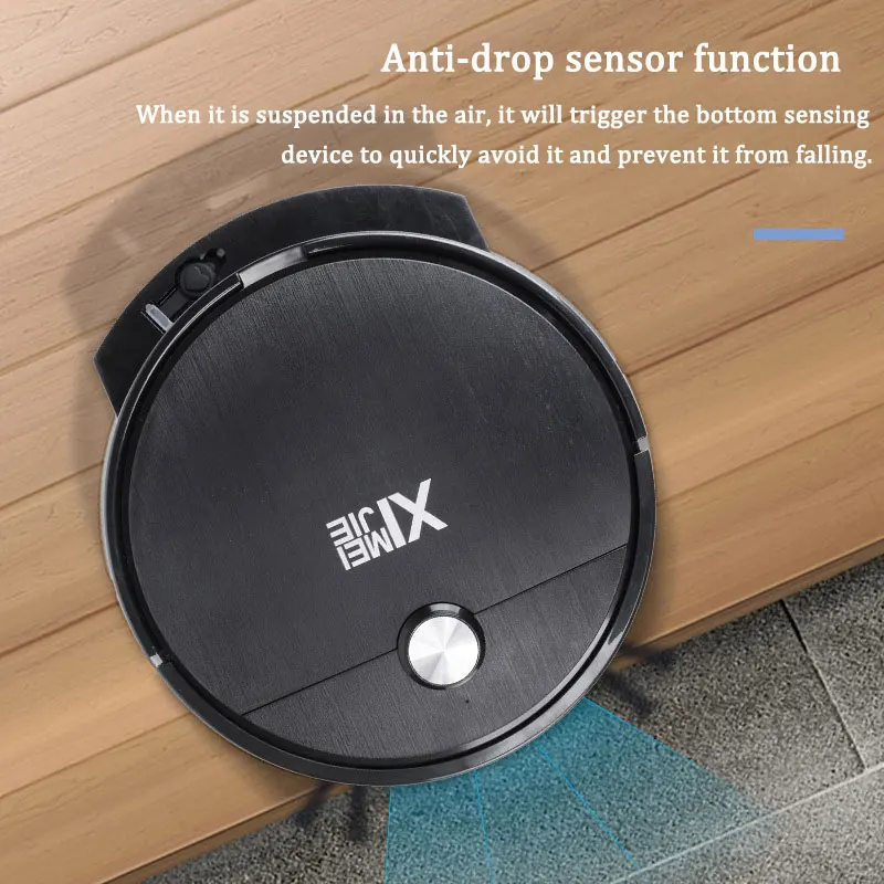 Robot Hút Bụi 2800PA Thông Minh Điều Khiển Từ Xa Không Dây Vệ Sinh Sàn Nhà Tự Động Sạc USB Máy Quét Khô Và Ướt Cho nhà