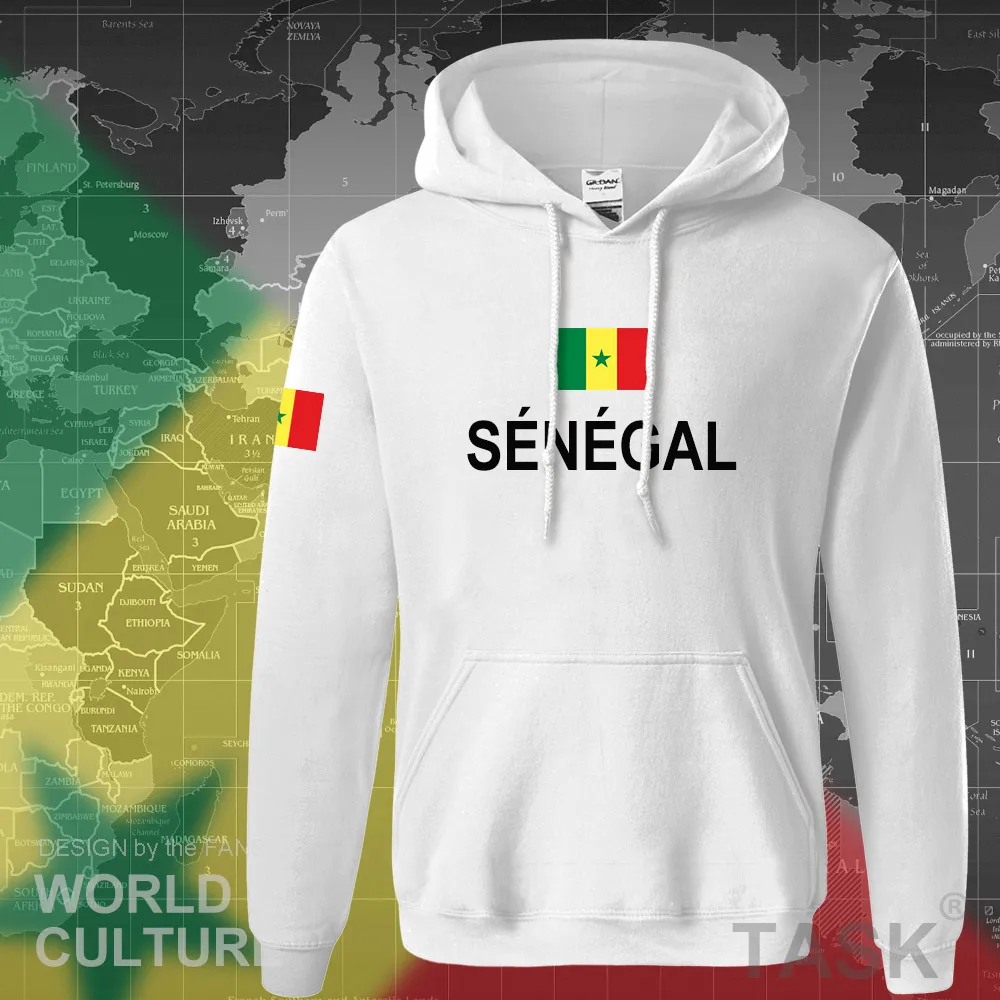 Senegal SEN hoodie men sweatshirt sweat new hip hop streetwear tracksuit nation footballer sporting country africa Senegalese