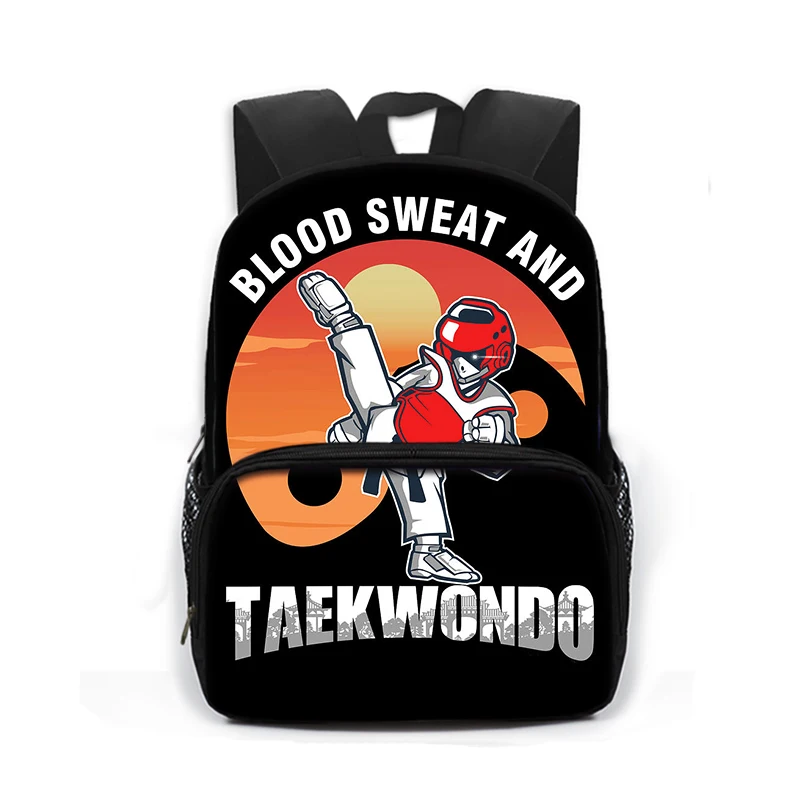 Martial Art Judo Taekwondo Karate Backpack for Teenager Boys Girls Daypack Jiu-Jitsu Aikido Children School Bags Kids Book Bag