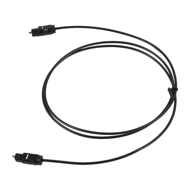 A75Q-3 FT 1.1M Metre Digital Fibre Optical Audio Toslink SPDIF MD DVD Cable Lead Plug