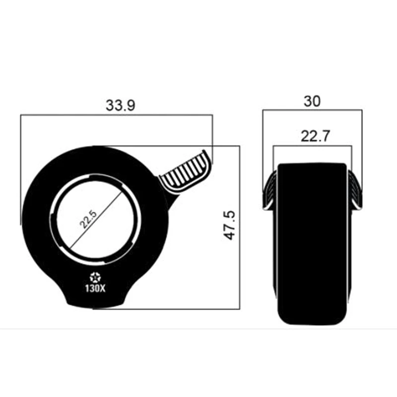 Ebike Thumb Throttle For Bafang 130X Mid Drive Motor E-Bike Conversion Kits Speed Control Finger Throttle