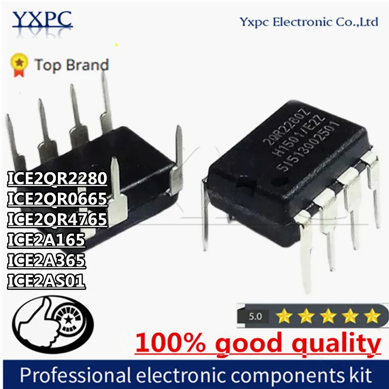 5pcs ICE2QR2280Z ICE2QR2280 DIP 2QR2280Z DIP-7 ICE2QR0665 ICE2QR0665J 2QR0665 ICE2QR4765 2QR4765 ICE2A165 ICE2A365 ICE2AS01 DIP8