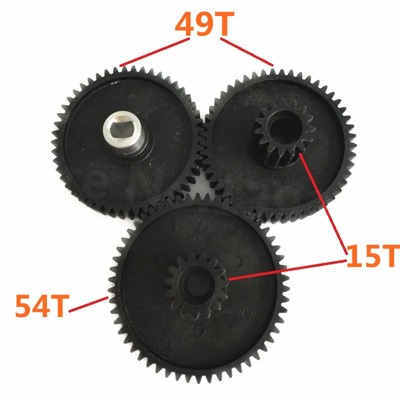 3P 98088 Differential Getriebe 49T & 49T & 54T Für 1/8 Skala Modelle RC Auto Fernbedienung control Autos HSP Himoto RC Rock Crawler