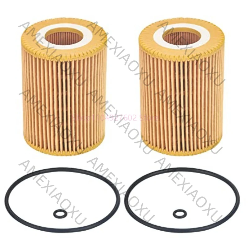 

2PCS Car Oil Filter A6421800009 For Mercedes Benz W204 W211 W212 W221 W222 C300 C350 E280 E320 E350 S320 CDI d OM642 Engine AMEX