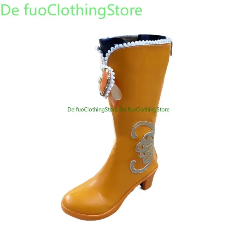 Zapatos de Cosplay Defuo Xiao Lan, botas de convención de Anime, juego de Anime, zapatos y botas para fiesta de Halloween