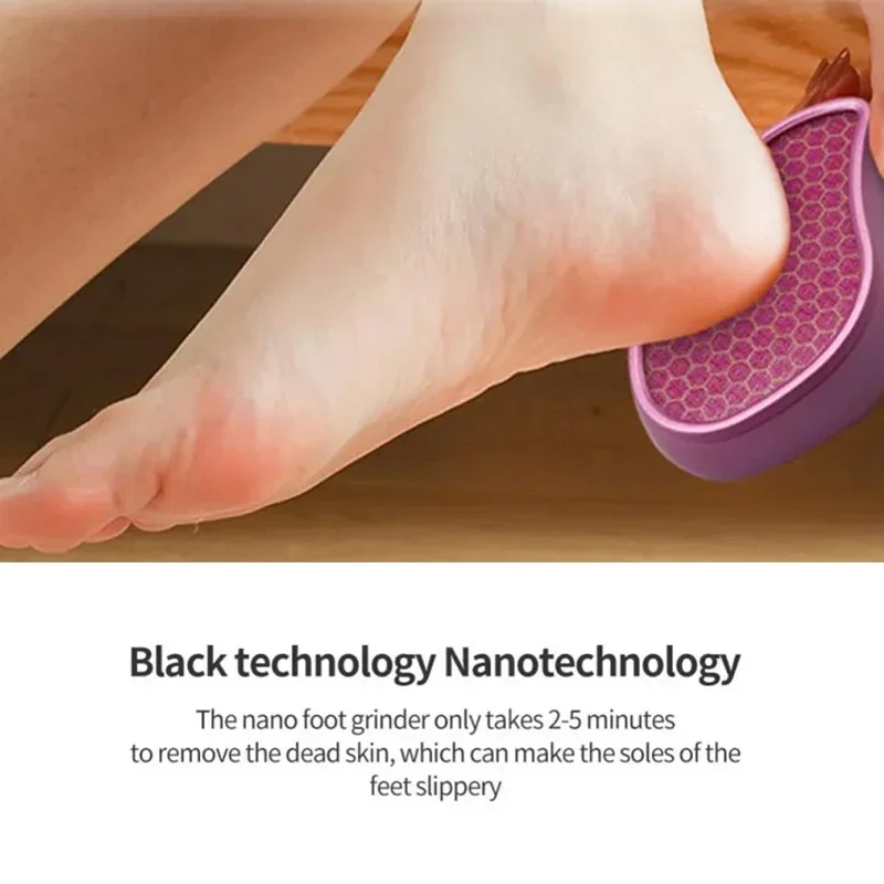 Foot Grinder Nano Glass Feet Plate File Pedicure Exfoliate Foot Peeling Hard Dead Skin Calluse Remover Heel Grinding Stone Tool