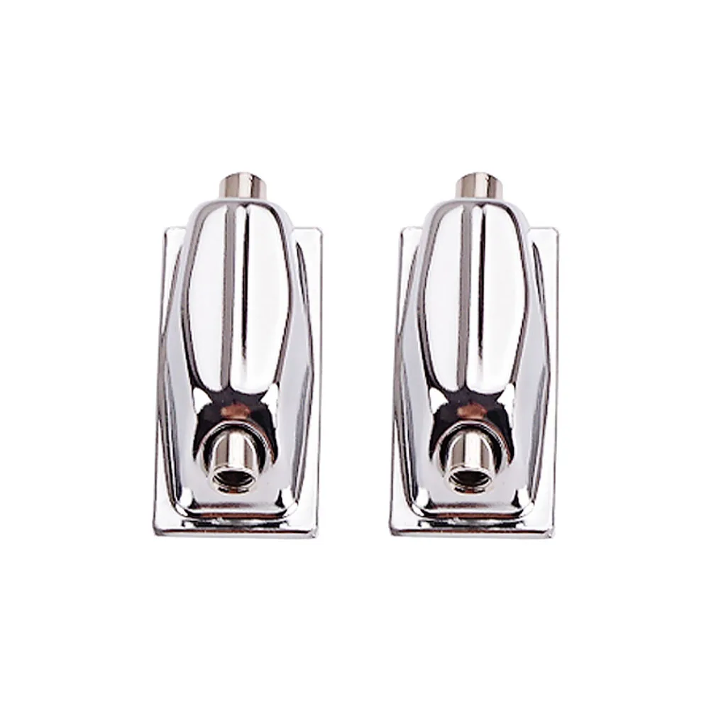 

2 Pcs Snake Drum Set Snare Accessory Part Double Sided Lug Small Lugs Accessories Iron for