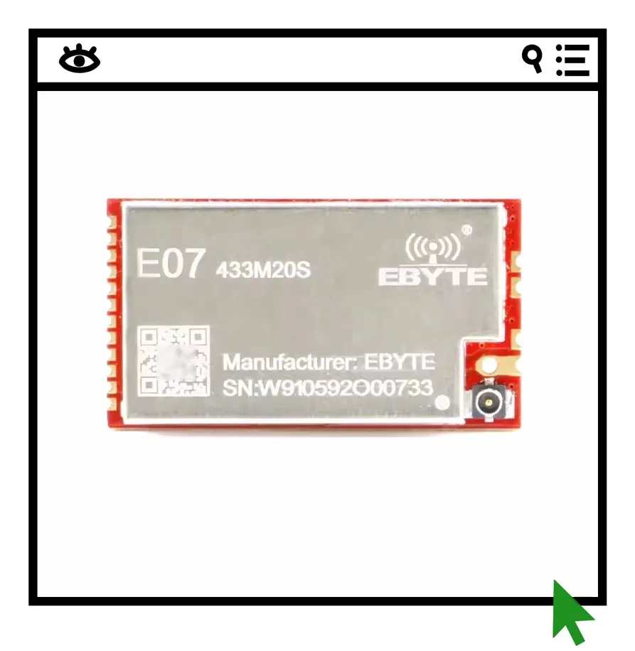 

E07-433M20S CC1101 wireless module 433MHz data transmission and reception industrial-grade RF communication module