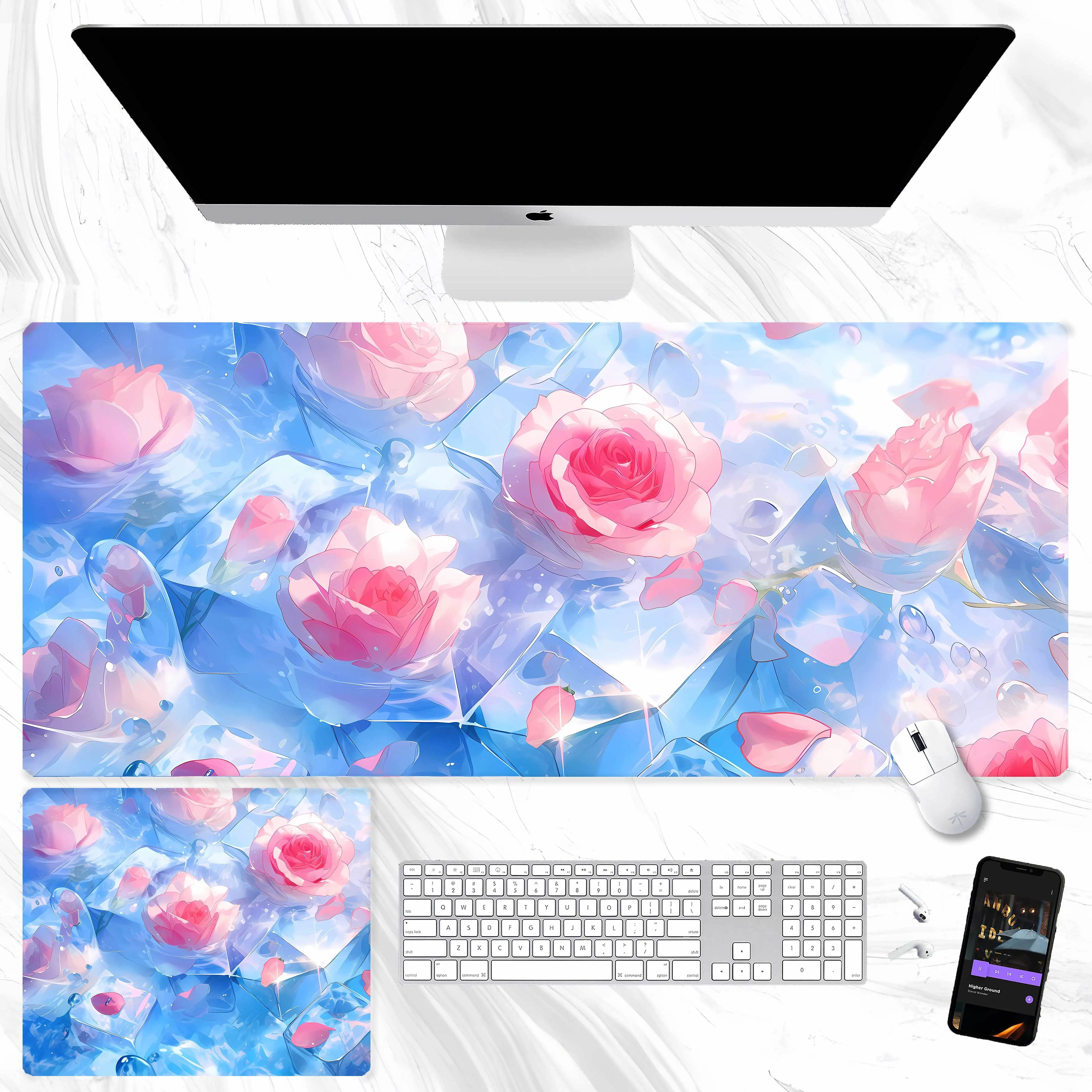 Big Art Mouse Pad Setup Gamer Accessories Mouse Carpet Pad on The Table Anime Mouse Mats Keyboard Pad Kawaii Gaming Table Mat