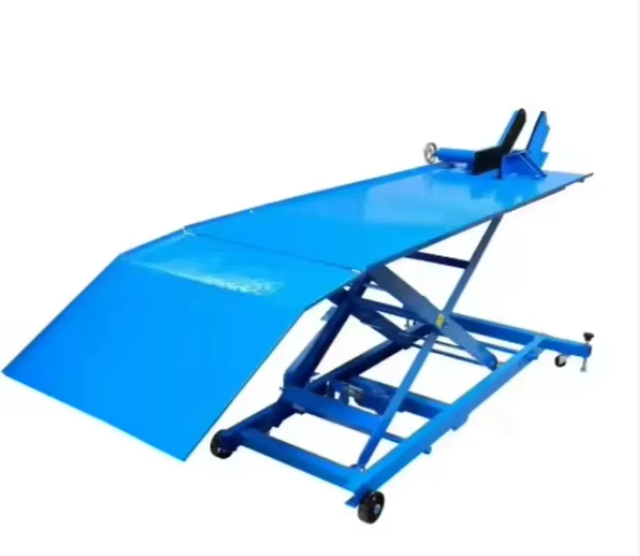 

2025 New StyleMotorcycle Lift With Bracket Customizable , Hydraulic And Pneumatic Usage Methods Motorcycle Lift Capacity 450kg W